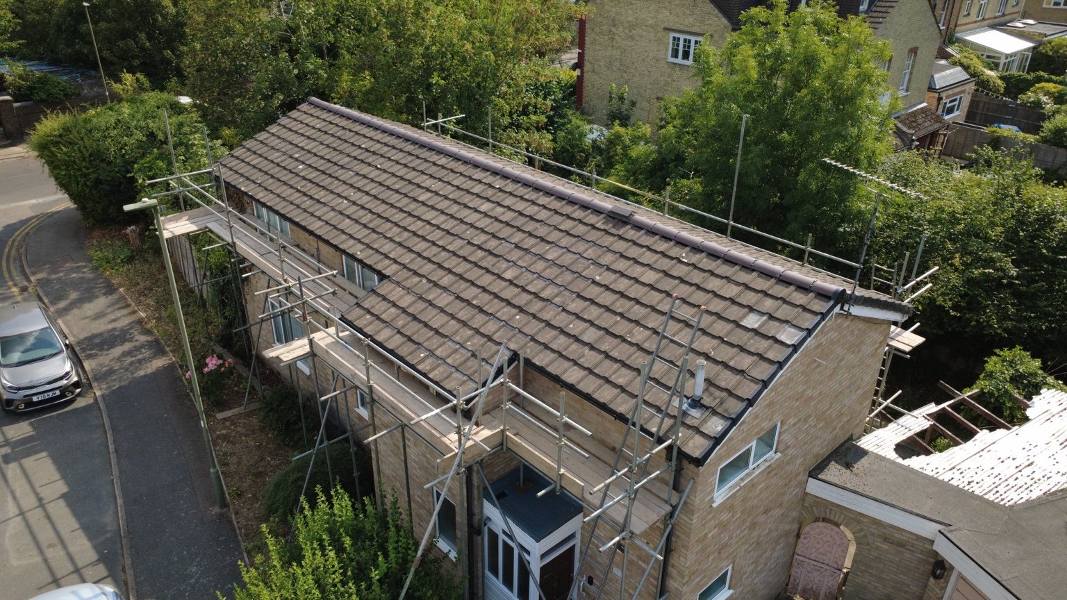 Completed roof refurbishment in Barnet